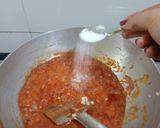A picture of step 3 of Paneer tikka toast.