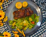 A picture of step 2 of Pomegranate Glazed Salmon.