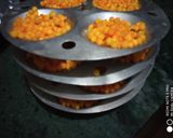 A picture of step 3 of Steamed Sabudana Papad.