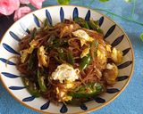 Foto langkah ke 4 dari resep Sohun goreng cabai hijau.