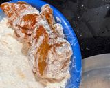 A picture of step 3 of Cornflakes chicken.