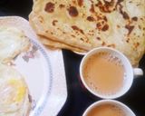 A picture of step 1 of Half fry Egg paratha and tea.