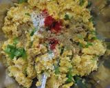A picture of step 2 of Corn vada.