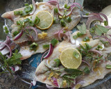 Foto del paso 2 de la receta: Lubinas asadas al horno con vino blanco seco