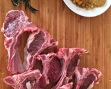 A picture of step 1 of Grilled Lamb Chops.