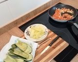 Foto del paso 3 de la receta: Calabacín relleno/receta típica de Canarias