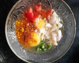 A picture of step 2 of Omelette sandwich.