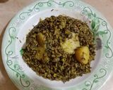 A picture of step 15 of Methi daal aloo.