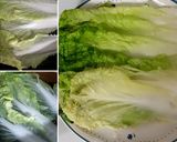 รูปขั้นตอนการทำที่ 2 ของ "Sukiyaki Roll" Steamed Chinese Cabbage Rolls with Minced Pork