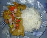 Foto langkah ke 5 dari resep Jamur Geprek Sambel Matah.