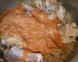 A picture of step 3 of Aloo Chicken Salan.