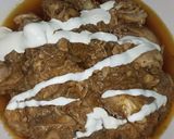 A picture of step 6 of Creamy chicken handi.