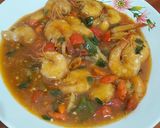 Foto langkah ke 3 dari resep Udang saos pedas manis.