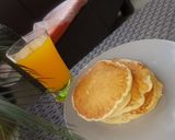 A picture of step 3 of The fluffiest pancakes.