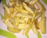 A picture of step 2 of Beef and chips wrap.