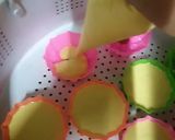 Foto langkah ke 7 dari resep 497. Bolu Kukus Bunga Matahari.