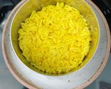 Une image de l'étape 2 de Timbale de riz au thon /radis.