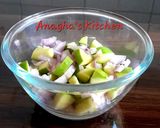 A picture of step 2 of Raw Mango onion salad (कांदा कैरी).