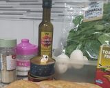 Foto del paso 1 de la receta: Baguette de espinacas con atún y champiñones