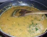 A picture of step 2 of Dahi paneer ki subji.