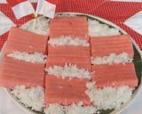 Foto langkah ke 7 dari resep Getuk lindri merah putih tanpa cetakan.