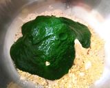 A picture of step 2 of Bathua poori.
