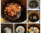 A picture of step 5 of Ghugni -(Bengali style Yellow peas curry).