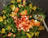 A picture of step 2 of Aloo soya methi tadka sabzi.