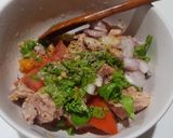รูปขั้นตอนการทำที่ 2 ของ Pico de Tuna สลัดทูน่าน้ำส้ม โลว์คาร์บ