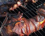 A picture of step 3 of Smoked pulled rabbit.