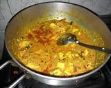 A picture of step 3 of Paneer khaber.