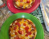 A picture of step 6 of Vegetarian Mexican Pizza.