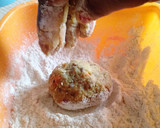 A picture of step 7 of Beans balls.