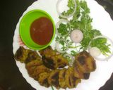 A picture of step 2 of Raw banana cutlet.