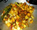 Foto langkah ke 4 dari resep Sambel kentang ati ayam + pete.