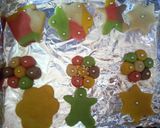 A picture of step 6 of Multi colour cookies.