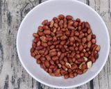 Hình bước làm 1 của món Bơ Đậu Phộng