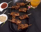 A picture of step 10 of Paneer Satay.