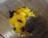 Foto del paso 1 de la receta: Licuado de durazno, chía y mango 🍑🥭 :)