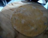 A picture of step 3 of Pavbhaji paratha.