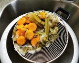 Foto del paso 3 de la receta: Espaguetis en Salsa de Carne y Vegetales con Pasta de Tomates
