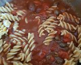 A picture of step 2 of My Italian inspired Sausage Pasta Soup.