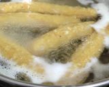 A picture of step 3 of Gatte ki sabzi (without onion, garlic).
