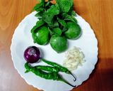 A picture of step 3 of Raw mango chutney 🥭🧄🧅.