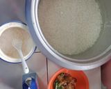 Gambar langkah 4 resipi Nasi lemak tumis.