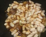Foto del paso 2 de la receta: Habichuelas con bacon y fideos a la hierbabuena