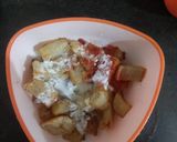 A picture of step 3 of Healthy and yummy sweet potatoes chaat.