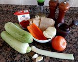 Foto del paso 1 de la receta: "Tallarines" de zucchini, con "pomarola" de seitán. ✨️♻️