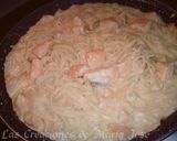 Foto del paso 2 de la receta: Espaguetis con salmón