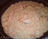 Foto del paso 2 de la receta: Espaguetis con salmón